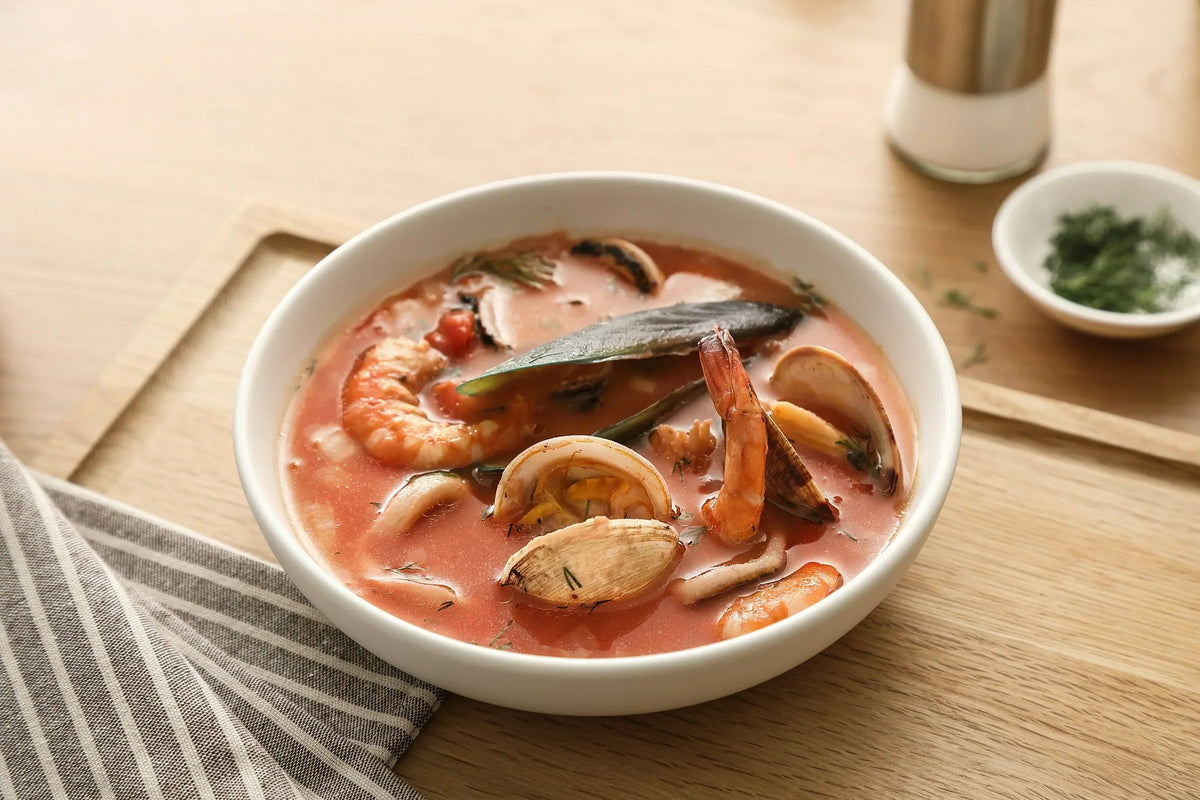 Fisk- och skaldjurssoppa