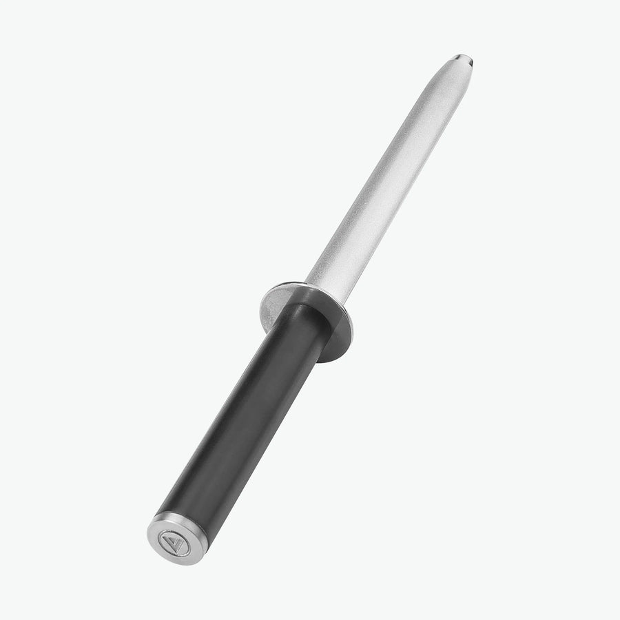 Skärpstål Pro med handtag i G-10, sett snett
