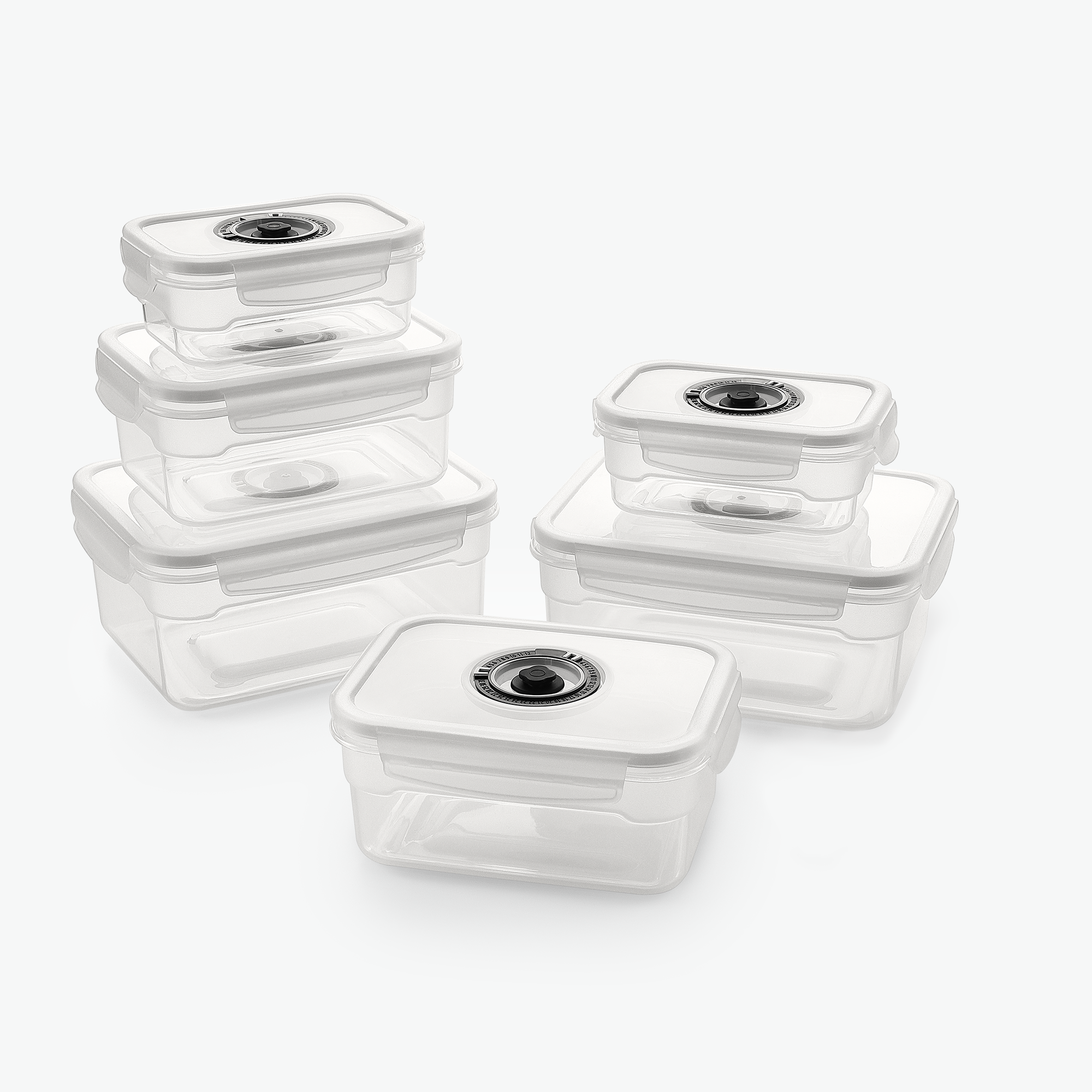 Vakuumbehållare i plast, set