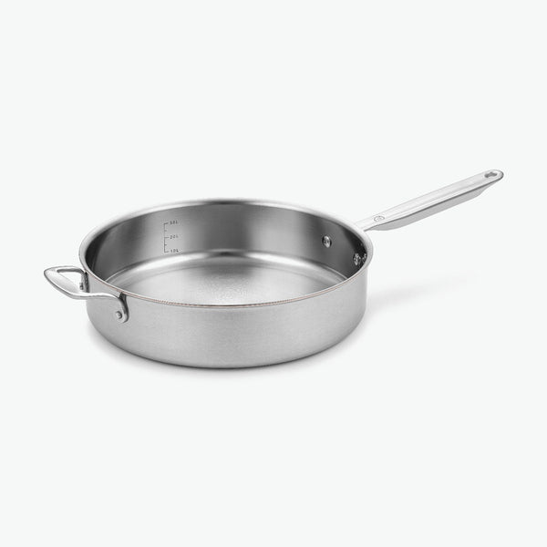Sautépanna Ø28 i rostfritt stål