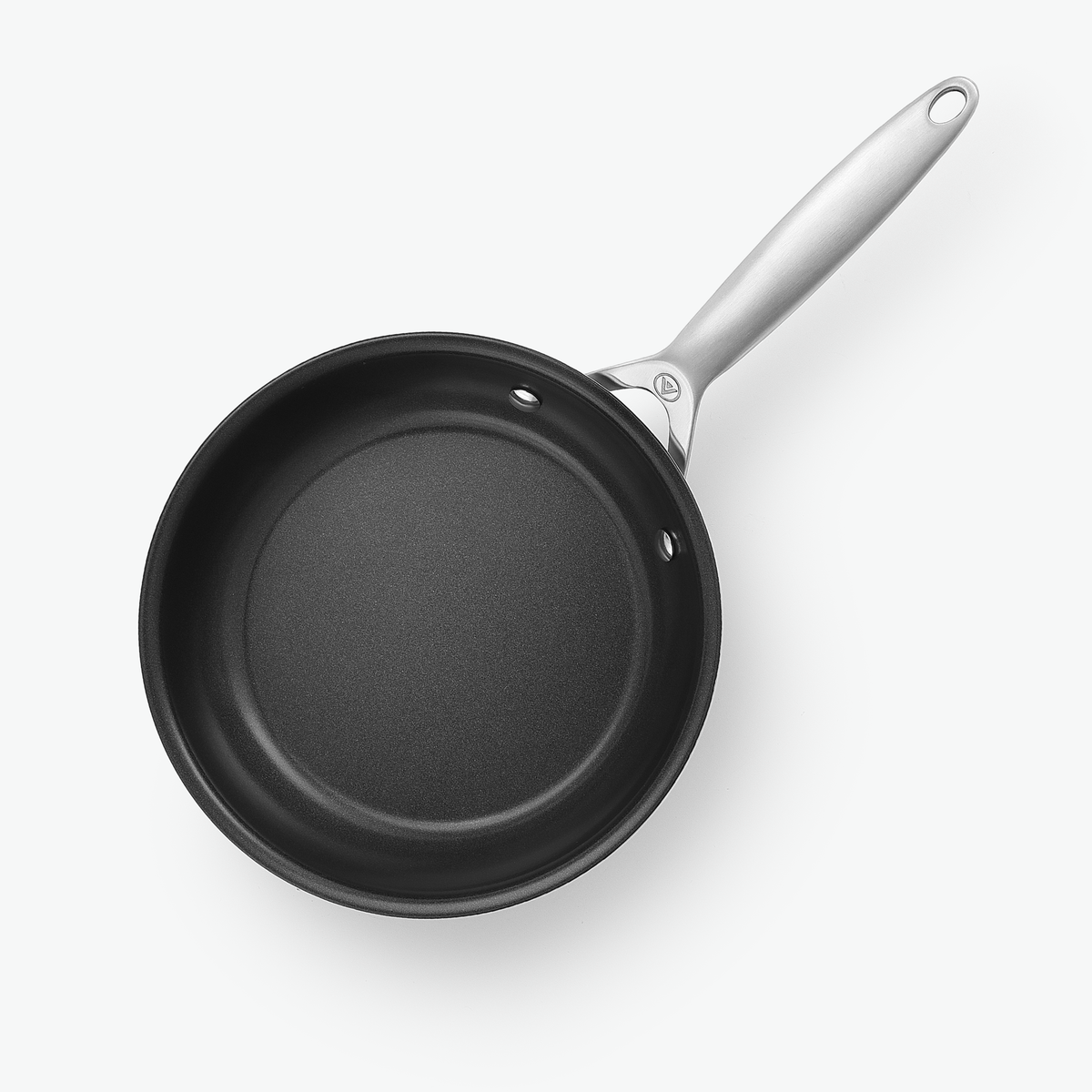 Stekpanna i 3-Ply keramisk, Ø20 cm, sedd ovanifrån med den släta beläggningen