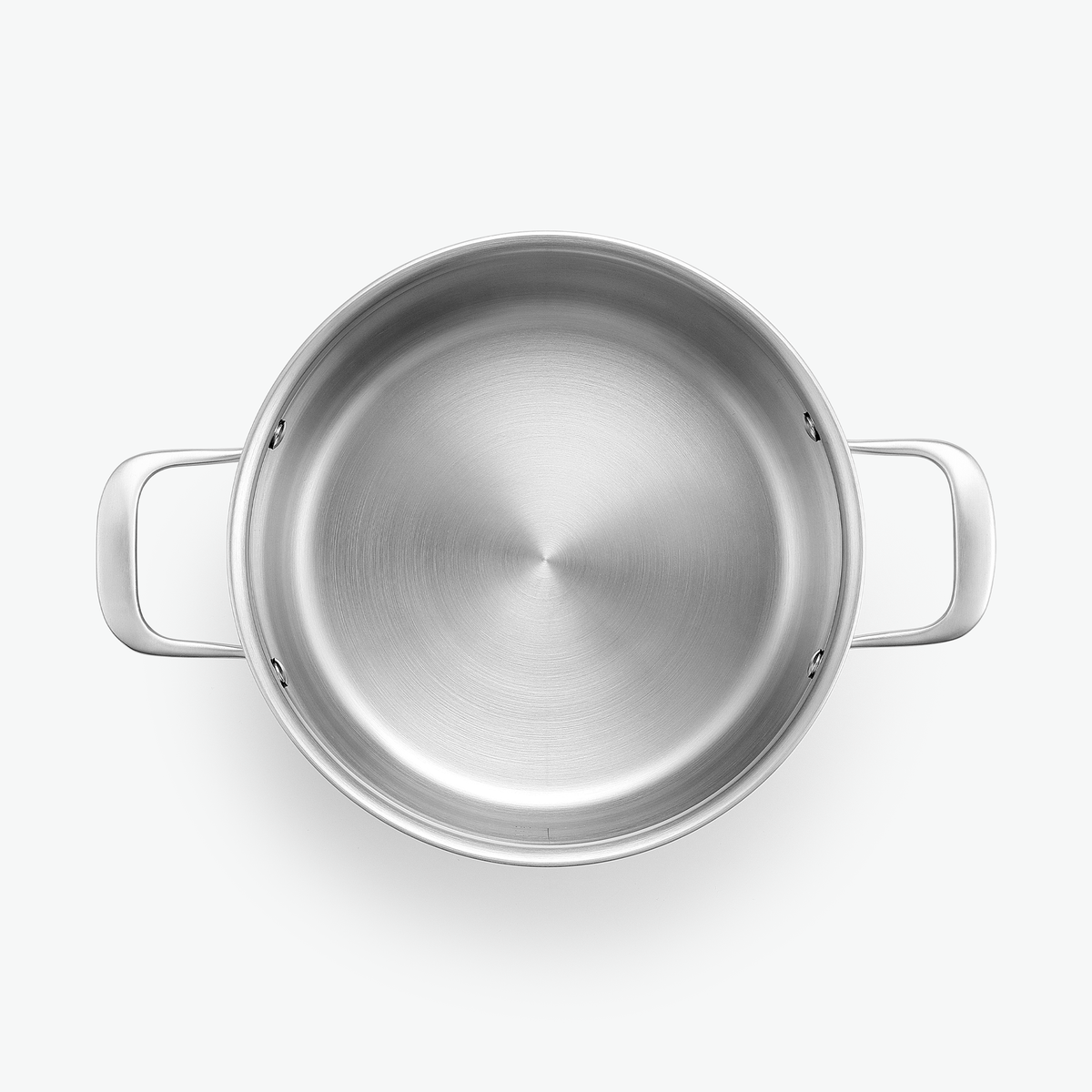 Gryta i 3-Ply rostfritt stål, 5,6 l, sedd ovanifrån