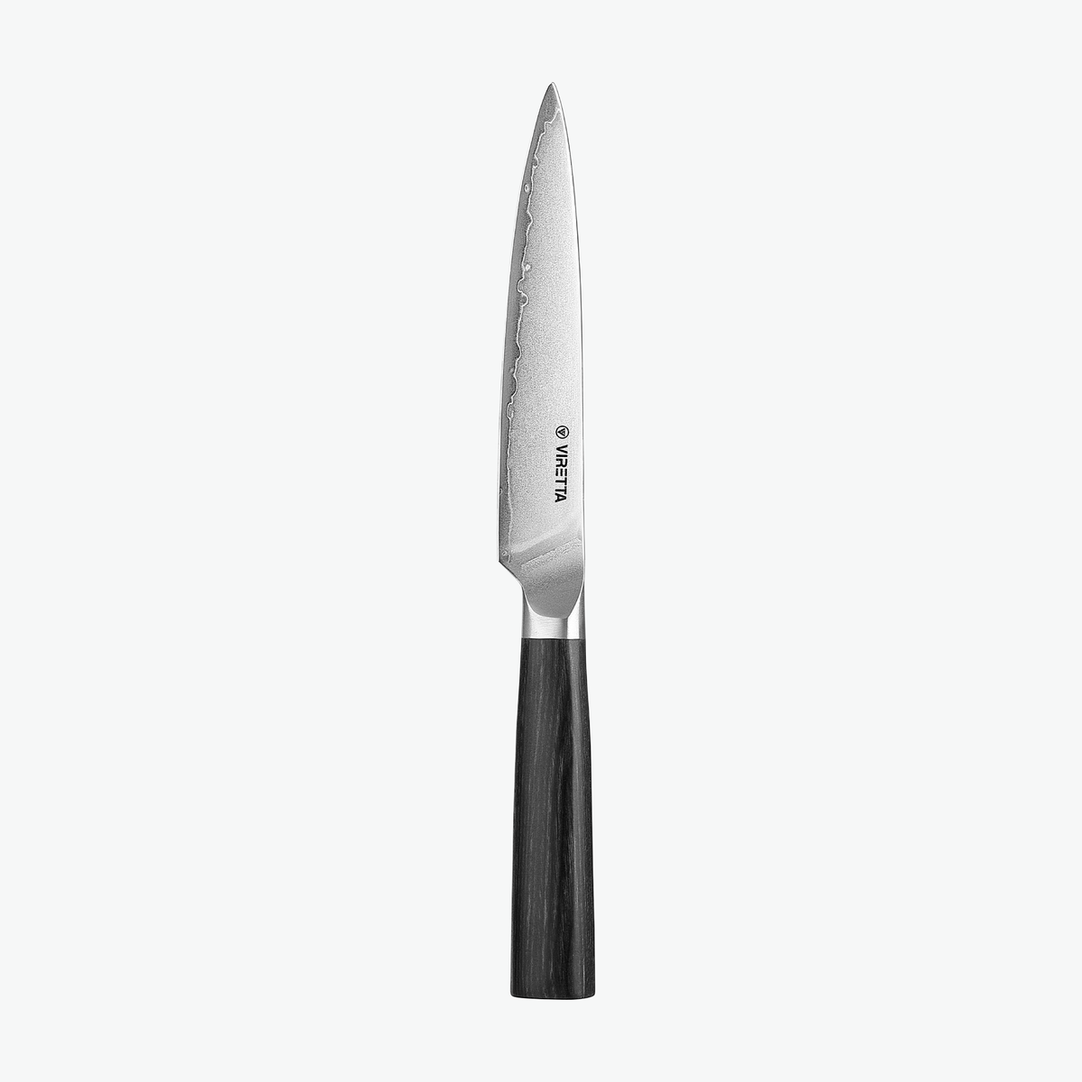 Shōjin Aira universalkniv sedd från baksidan med Virettas logotyp