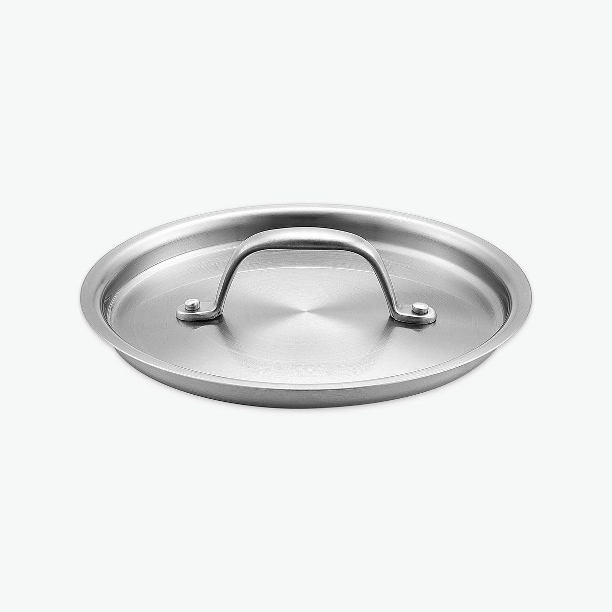 Lock i rostfritt stål till 3-Ply-serien, Ø18 cm, sett snett framifrån