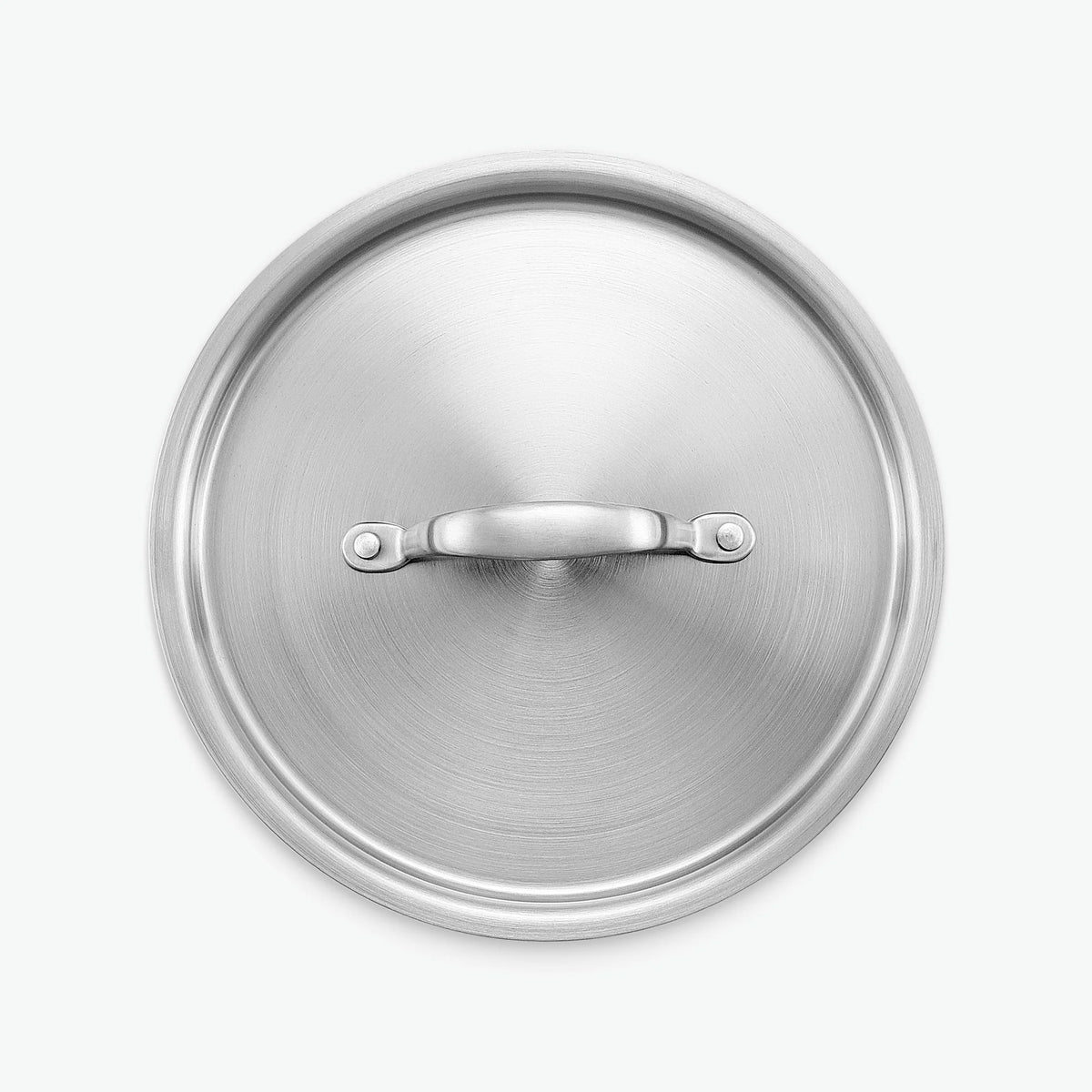 Lock i rostfritt stål till 3-Ply-serien, Ø20 cm, sett ovanifrån