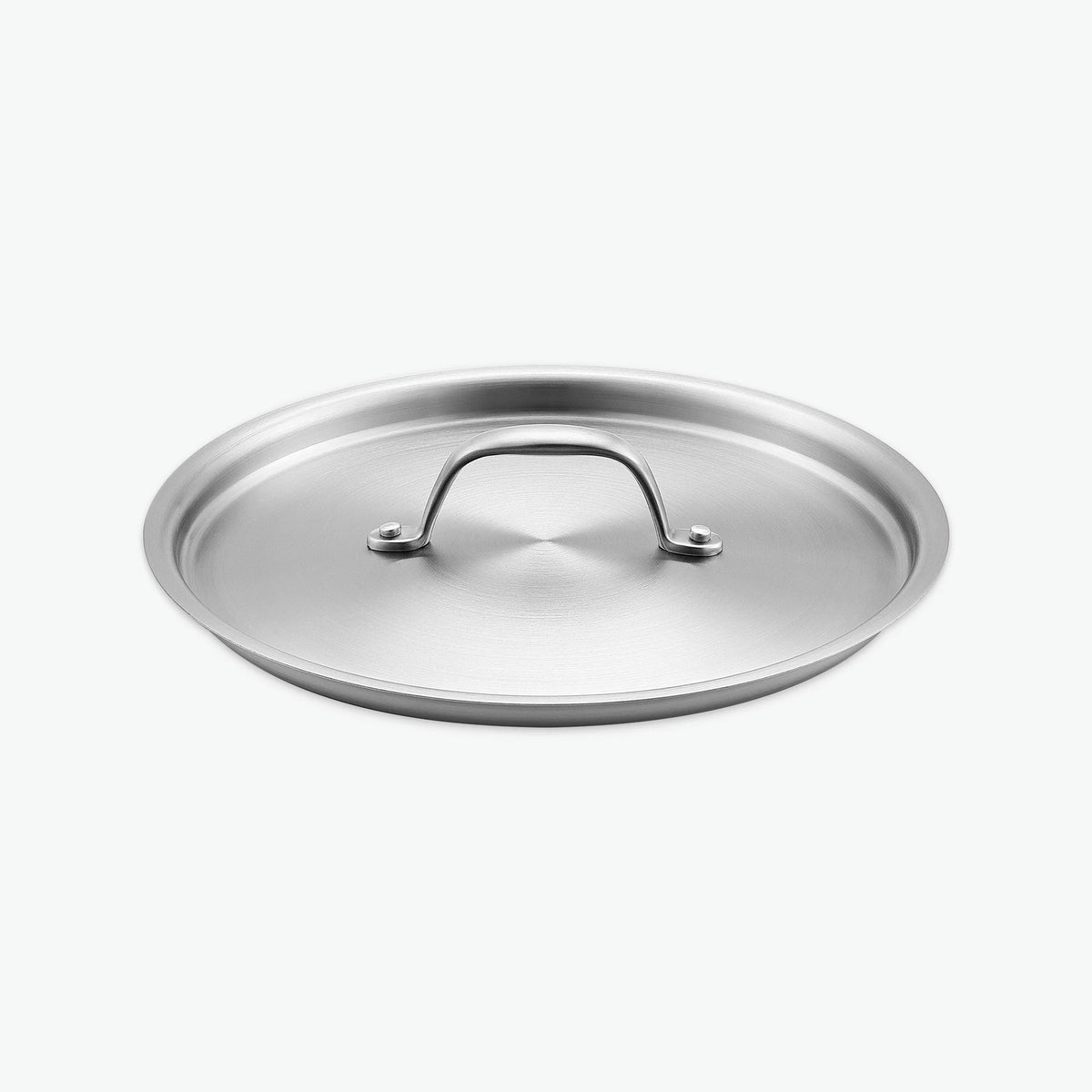 Lock i rostfritt stål till 3-Ply-serien, Ø24 cm, sett snett framifrån