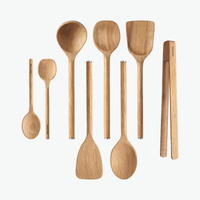 Köksredskapsset i trä - Chef-set 7 delar