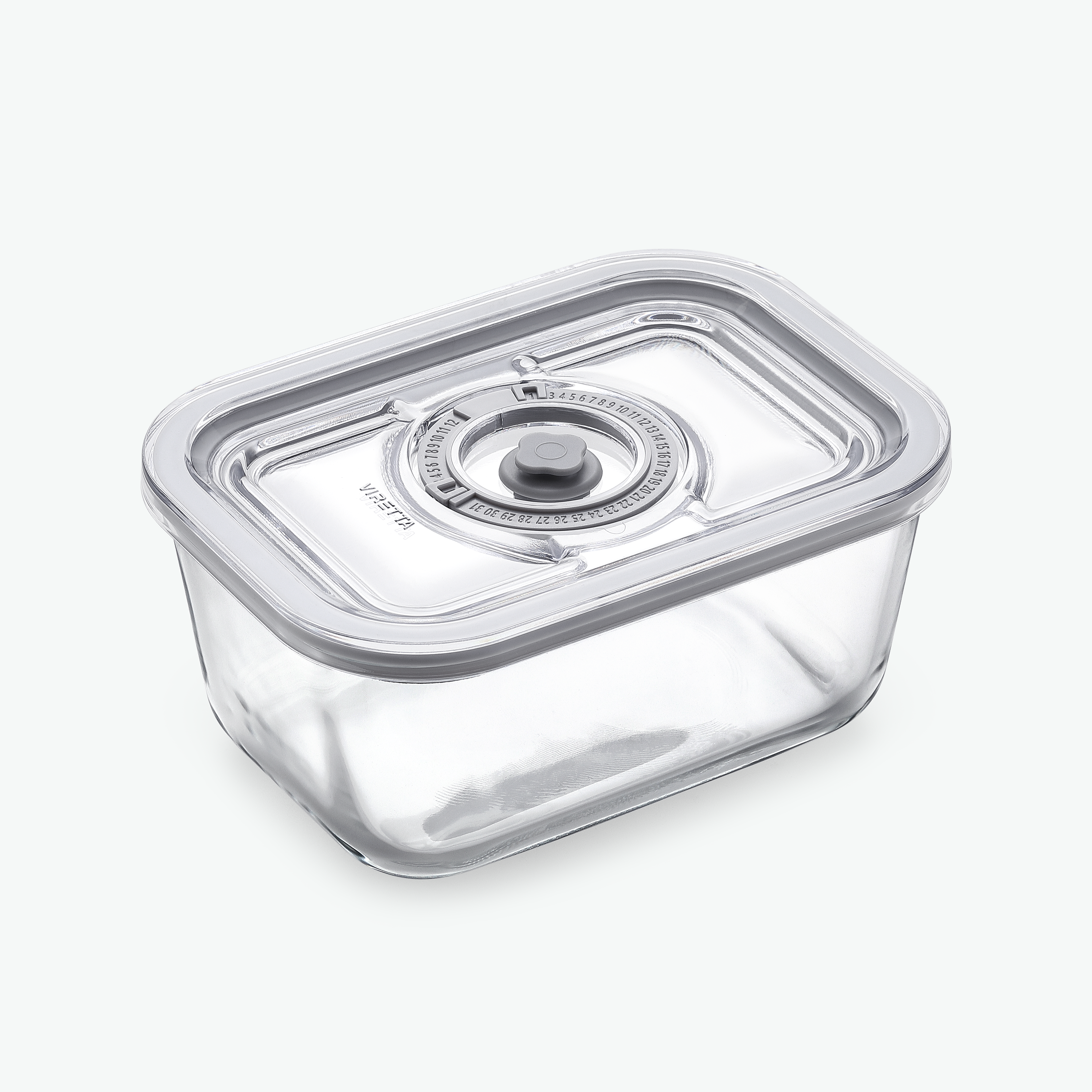 Vakuumbehållare i glas – Rektangulär