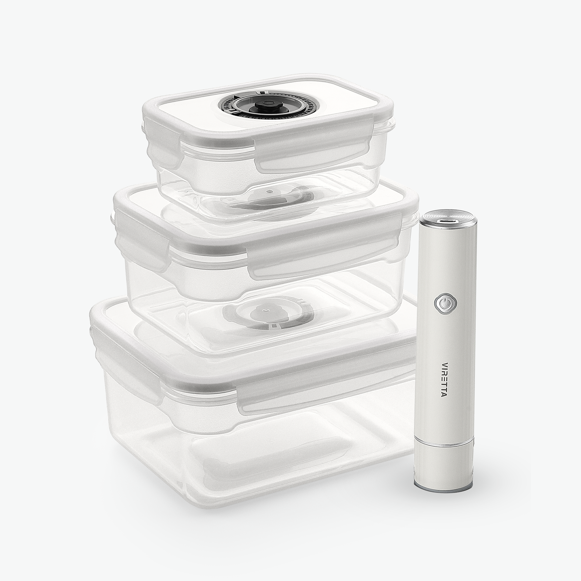 Vakuumbehållare i Plast Sätt