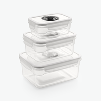 Vakuumbehållare i Plast Sätt