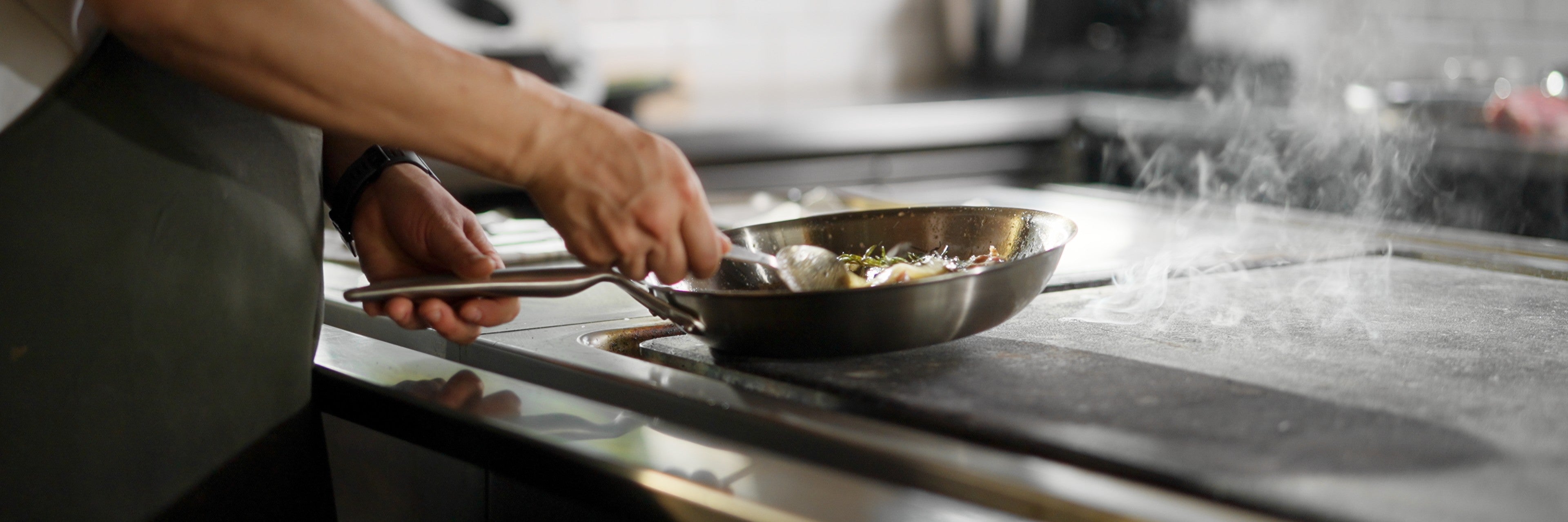 Rostfritt stål – 3-ply grytor & stekpannor