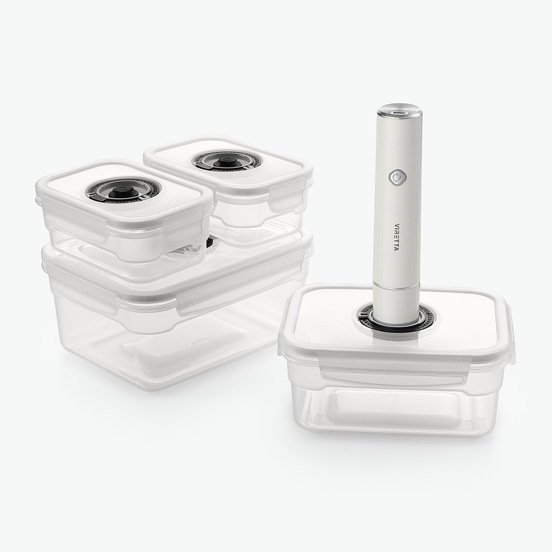 Vakuumbehållare i Plast Sätt