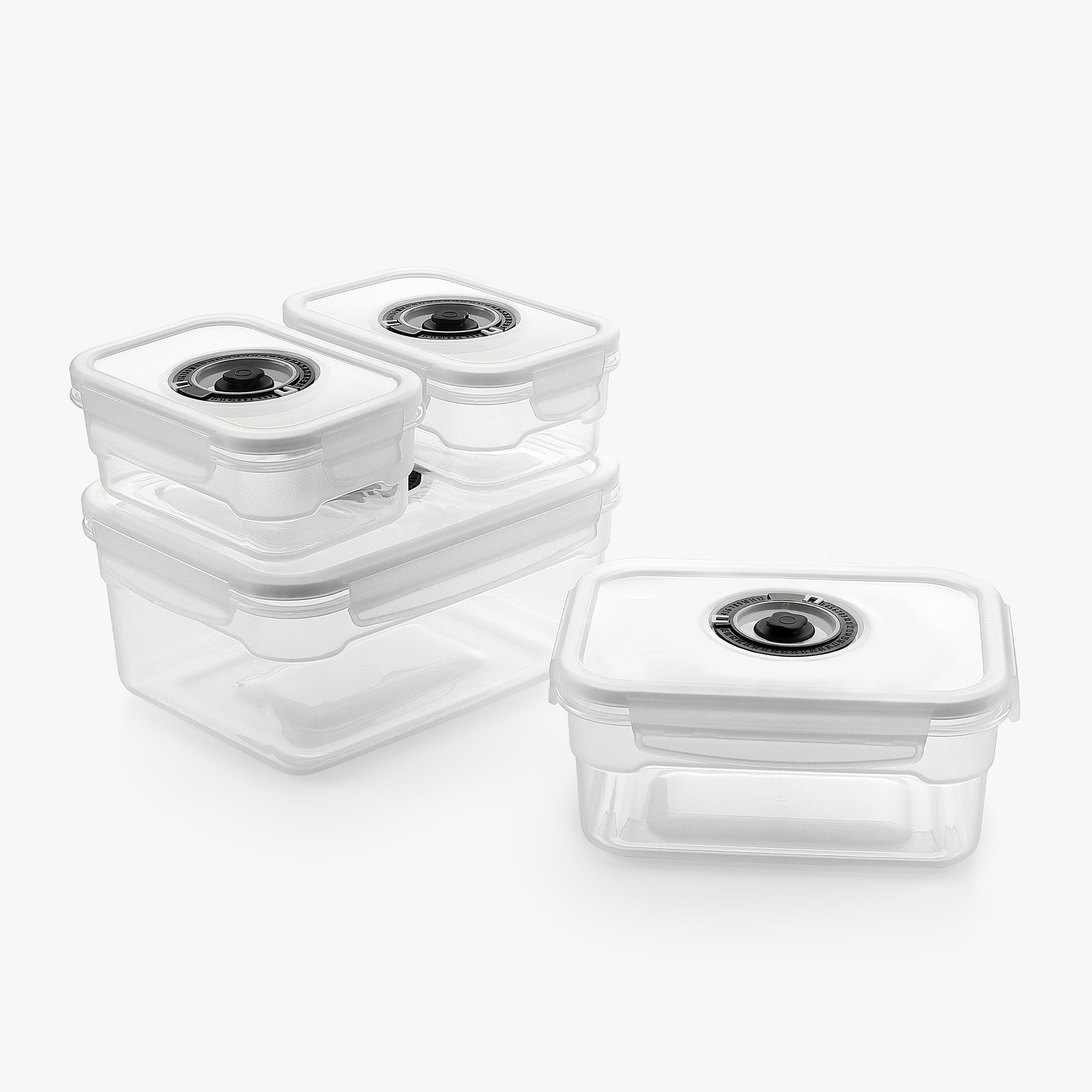 Vakuumbehållare i Plast Sätt