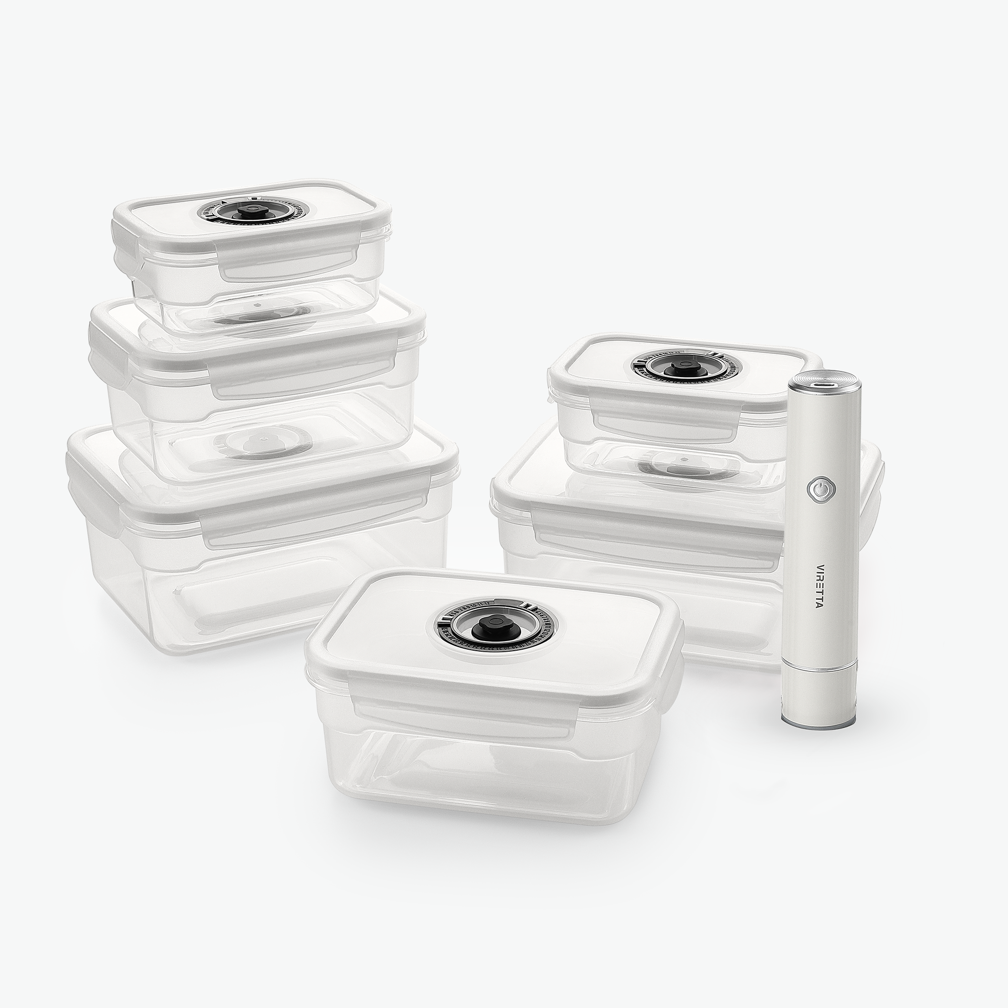 Vakuumbehållare i Plast Sätt