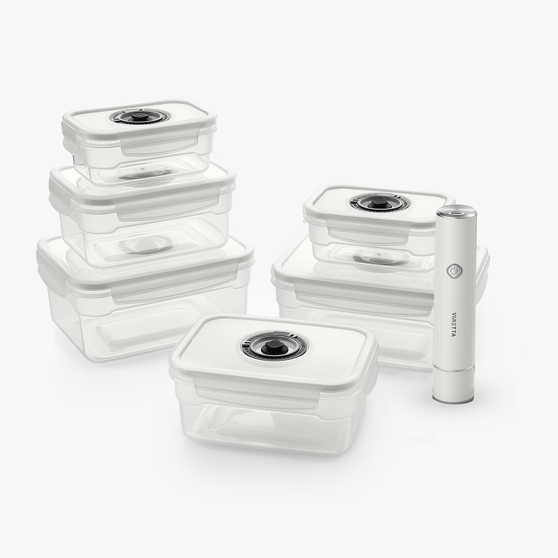 Vakuumbehållare i Plast Sätt