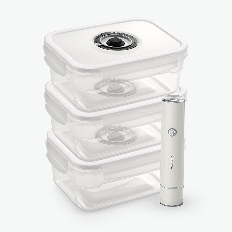 Vakuumbehållare i Plast – Trio Set (3-Pak)