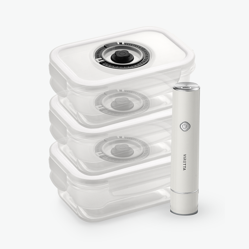 Vakuumbehållare i Plast – Trio Set (3-Pak)