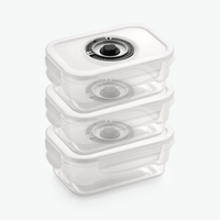 Vakuumbehållare i Plast – Trio Set (3-Pak)
