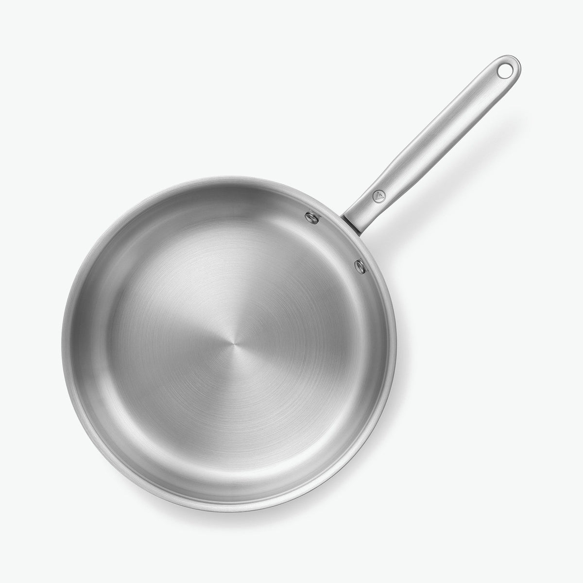 Stekpanna i 5-Ply rostfritt stål med kopparkärna, Ø26 cm, sedd ovanifrån