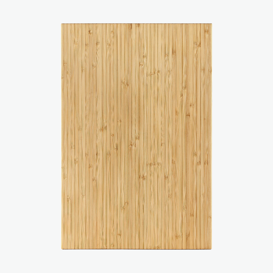 Skärbräda i bambu, stor (45 × 30 cm), sedd ovanifrån