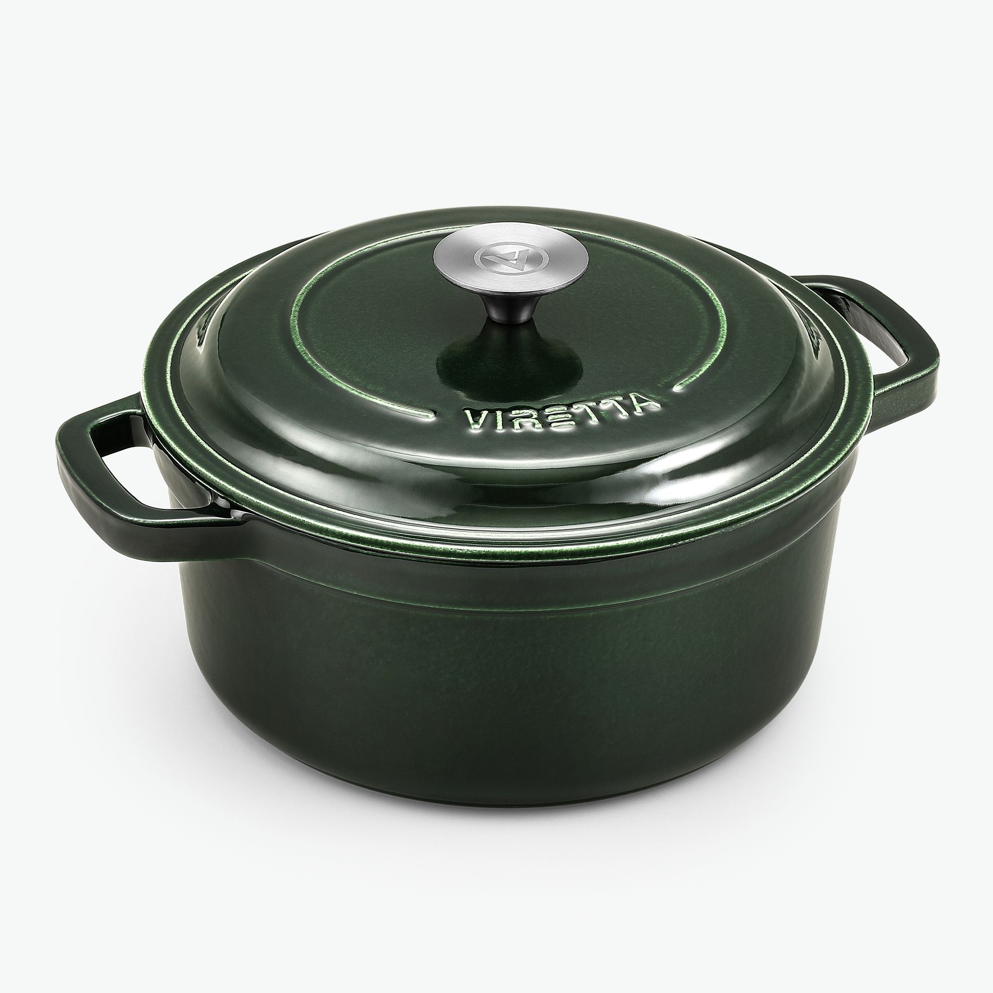 Emaljerad gjutjärnsgryta – Ø24 cm, 3,8 liter