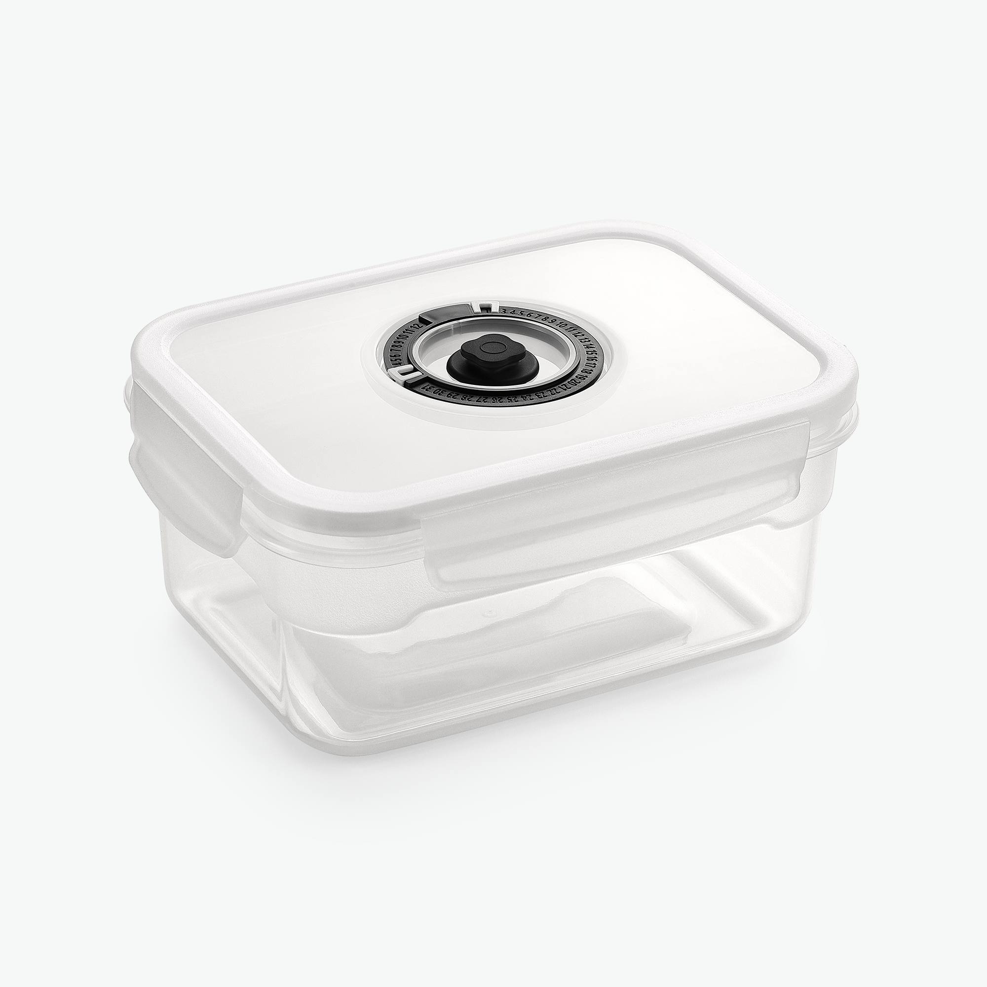 Vakuumbehållare i plast – Rektangulär