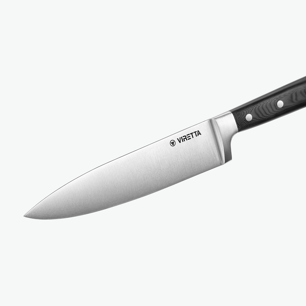 Bladet på Classic kockkniv, sett snett