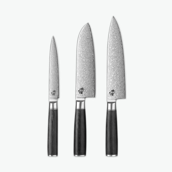 Shōjin Suna knivset – Trio med tre knivar